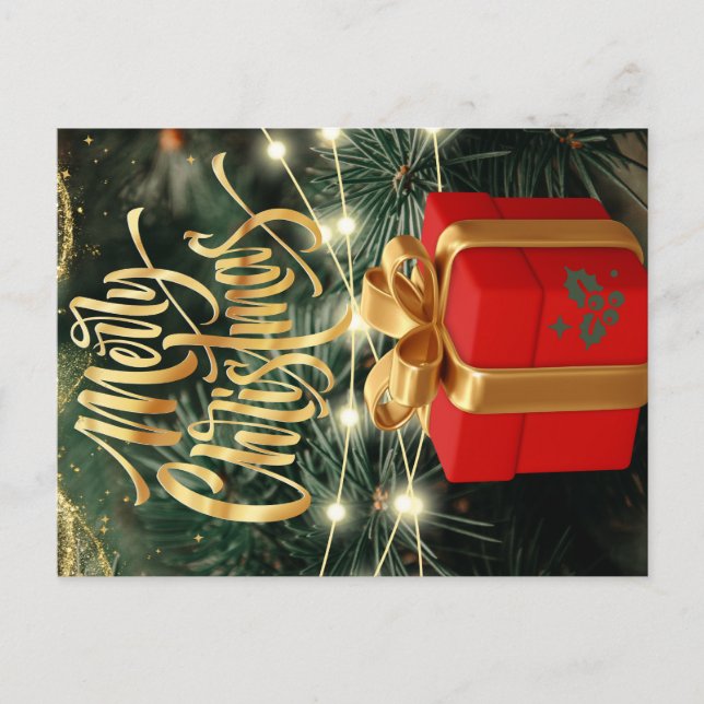 POSTAL FESTIVA MERRY CHRISTMAS (Anverso)