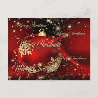 Postal Festiva Merry Christmas