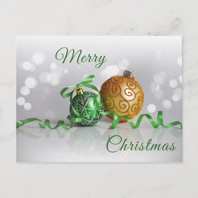 Postal Festiva Merry Christmas (Anverso)