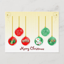 Postal Festiva Merry Christmas