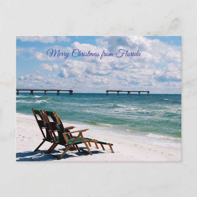 Postal Festiva Merry Christmas from Florida (Anverso)
