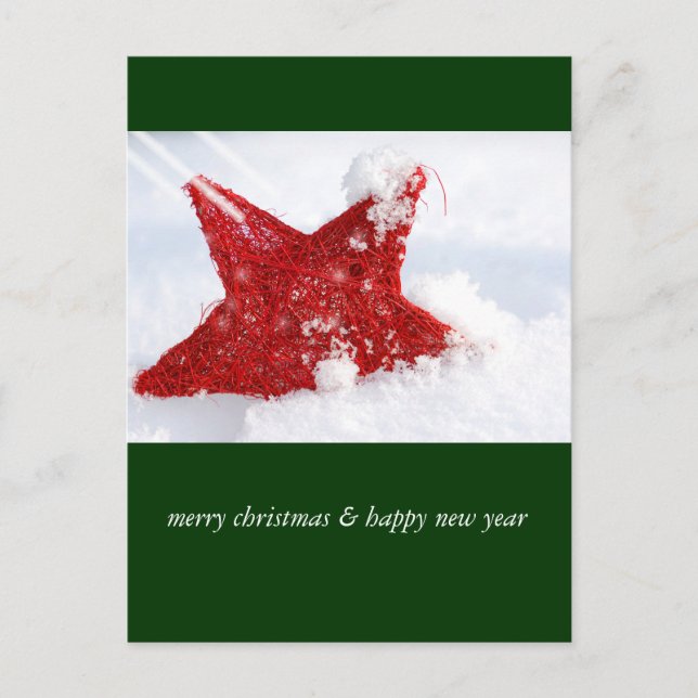 Postal Festiva merry christmas & happy new year (Anverso)
