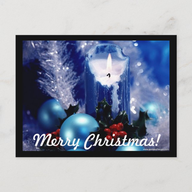 Postal Festiva Merry Christmas Postcard (Anverso)