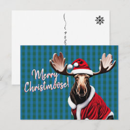 Postal Festiva Merry Christmoose