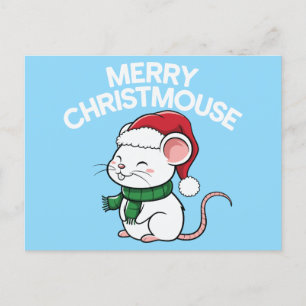 Postal Festiva Merry Christmouse