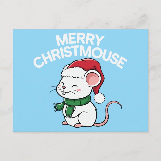 Postal Festiva Merry Christmouse (Anverso)