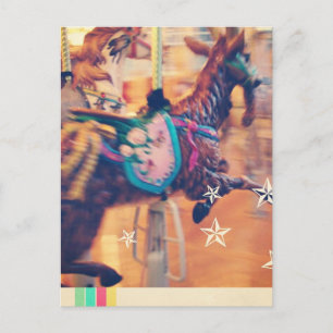 Postal Festiva Merry Go Round Goat