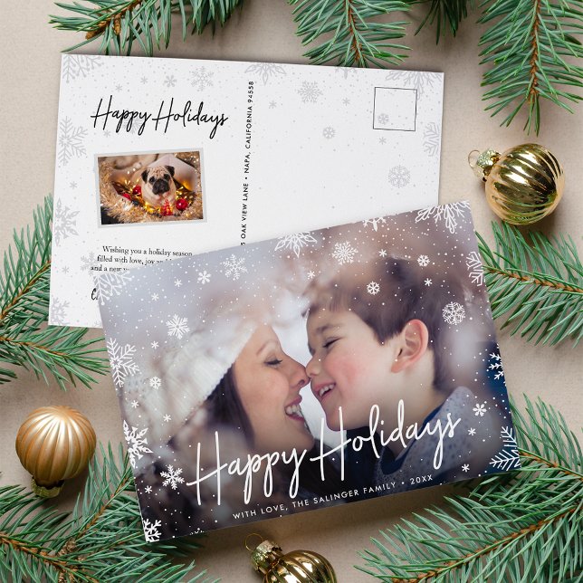 Postal Festiva Merry Magic | Fotografía por copo de nieve (Subido por el creador)
