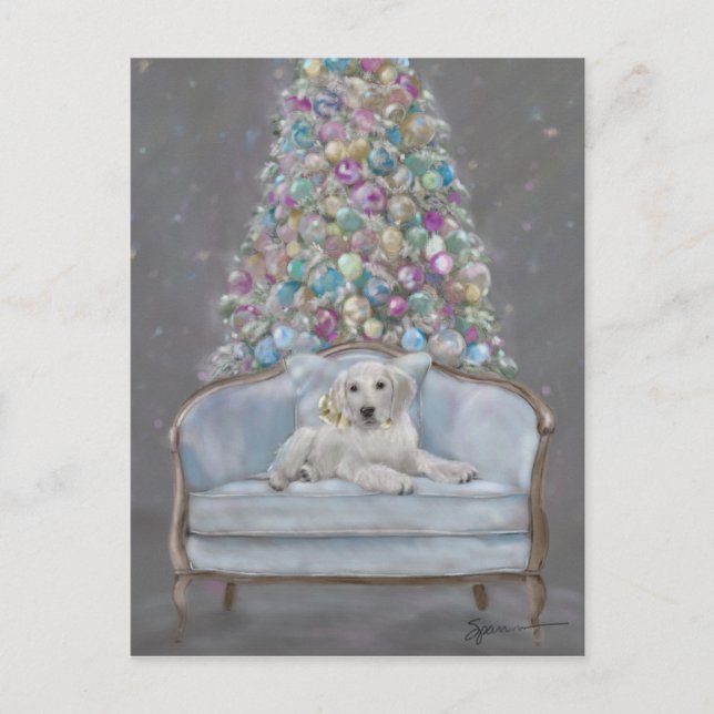 Postal Festiva Merry y Bright (Anverso)