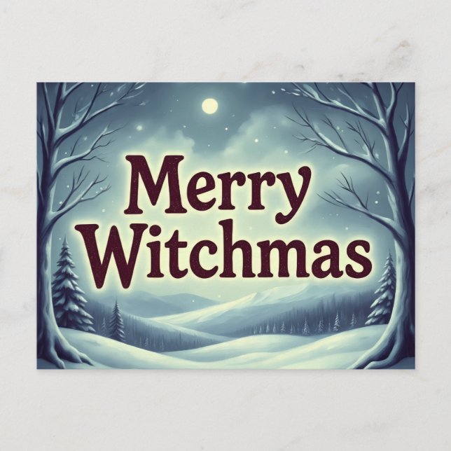 Postal Festiva MerryWitchmas  (Anverso)