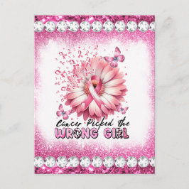 Postal Festiva Mes de concientización del cáncer de mama machacad