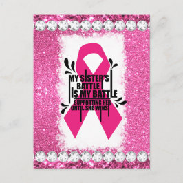 Postal Festiva Mes de concientización del cáncer de mama machacad