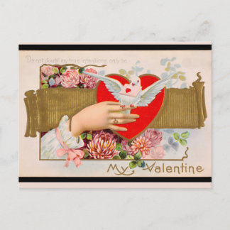 Postal Festiva Mi carta de amor de San Valentín