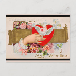 Postal Festiva Mi carta de amor de San Valentín