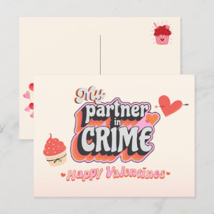 Postal Festiva Mi compañera en el crimen