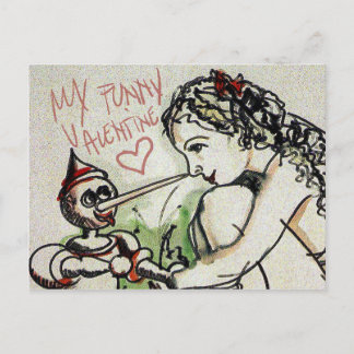 Postal Festiva mi divertida valentina
