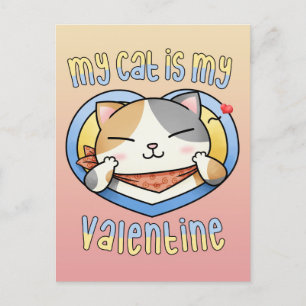 Postal Festiva Mi gato es mi gato de San Valentín