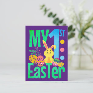Postal Festiva Mi Primer Pascua