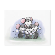 Mic, Mac y Moe's Happy Mother's Day Ilustracion