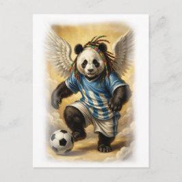 Postal Festiva Michelangelo style Panda Design on a