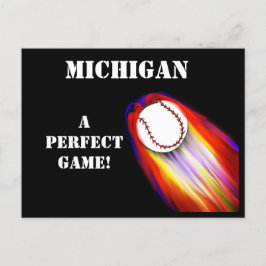 POSTAL FESTIVA MICHIGAN BASEBALL