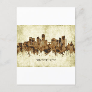Postal Festiva Milwaukee Wisconsin Cityscape
