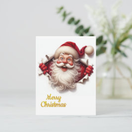 Postal Festiva Minimal Christmas Postcard | Line Art  | KalirARTS