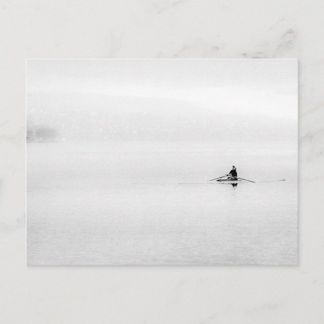 Postal Festiva Minimalismo de cuajo simple (Anverso)