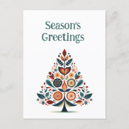 Postal Festiva Minimalista escandinavo de hidrógeno personalizabl