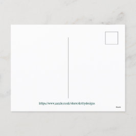 Postal Festiva Minimalista escandinavo de hidrógeno personalizabl