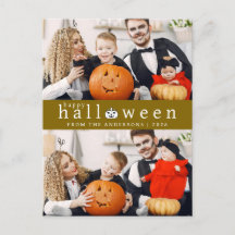 Minimalista moderno Spooky Happy Halloween 2 Photo