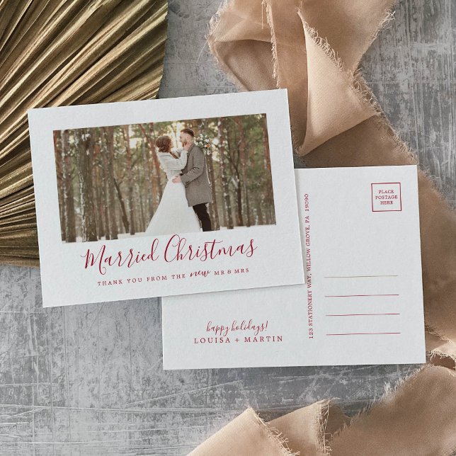 Postal Festiva Mínimo Navidades Casados Rojos Recién Recibidos Gr (Subido por el creador)