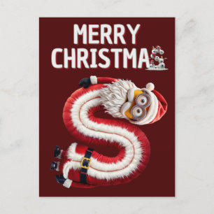 Postal Festiva Minions de Merry CHristmas