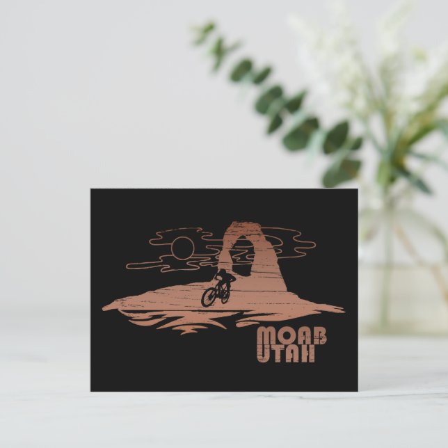 Postal Festiva Moab mtb ciclismo de montaña (Anverso de pie)