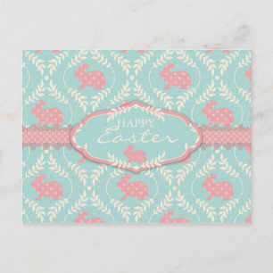Postal Festiva Moda Bunny Postcard