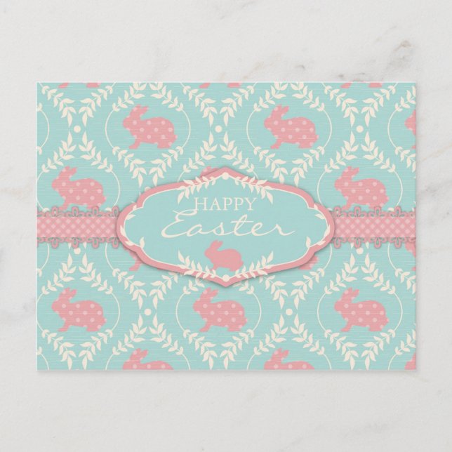 Postal Festiva Moda Bunny Postcard (Anverso)