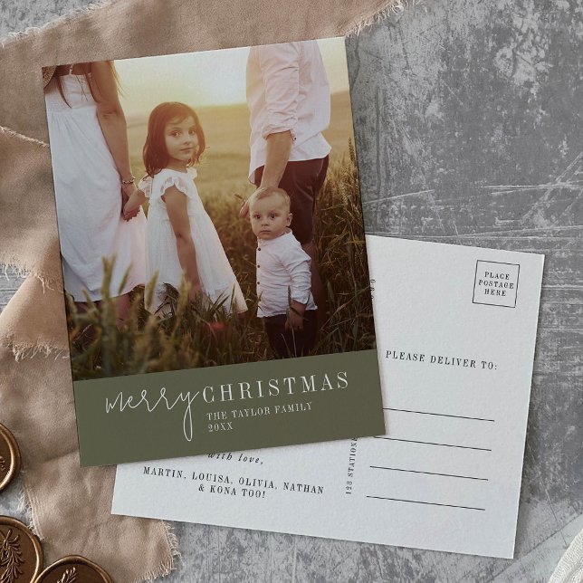 Postal Festiva Moda moderna | Navidades verdes - Reseña de año fo (Subido por el creador)