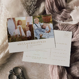 Postal Festiva Moda moderna | Noticias de Navidades de Collage de