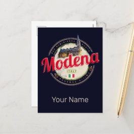 Postal Festiva Modena Emilia-Romagna Balsamic Italia Souvenir