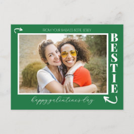 Postal Festiva Modern Best Friends Galentine's Day Bestie photo
