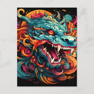 Postal Festiva Modern Oriental Dragon Majesty