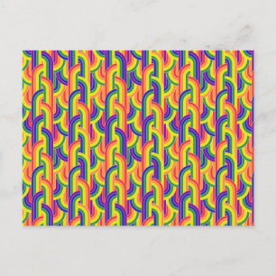 Postal Festiva Modern Rainbow Pattern