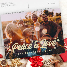 Postal Festiva Moderna, simple y lúgubre, felicitaciones, estrell