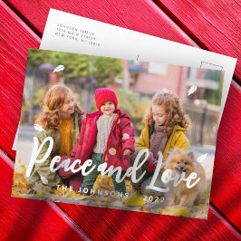 Postal Festiva Moderna y simple saludos lúdicos Fotos familiares