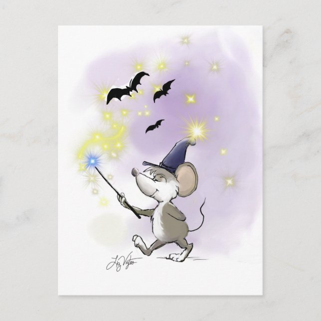 Postal Festiva Moe's Happy Halloween (Anverso)