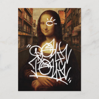 Postal Festiva Mona Lisa Downtown