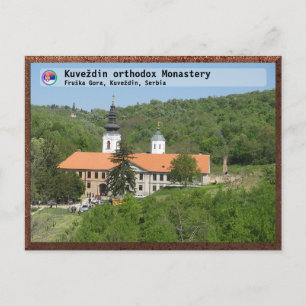 Postal Festiva MONASTERIOS SERBIOS - Monasterio ortodoxo de Kuvež