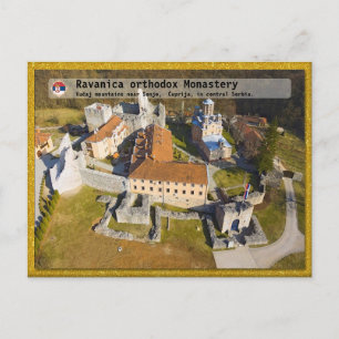 Postal Festiva MONASTERIOS SERBIOS - Monasterio ortodoxo de Ravan