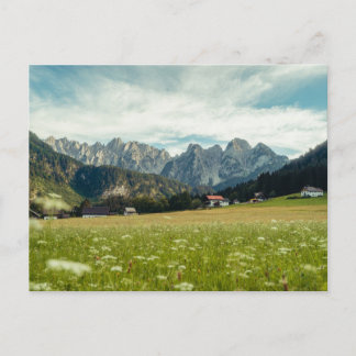 Postal Festiva Montañas Dachstein, Austria Photo Postcard