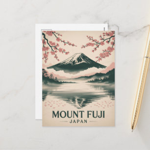 Postal Festiva Monte Fuji Japón